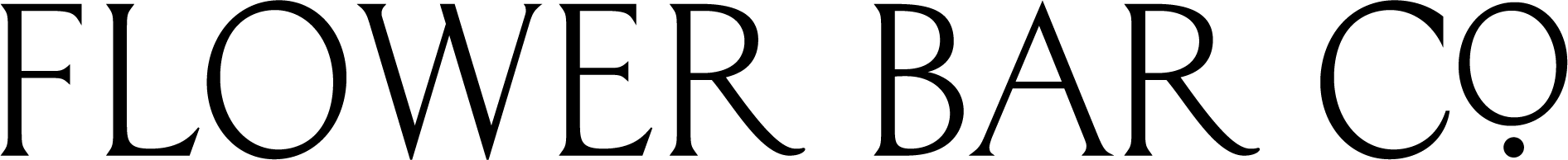 Flower Bar Co Logo, Utah Florist