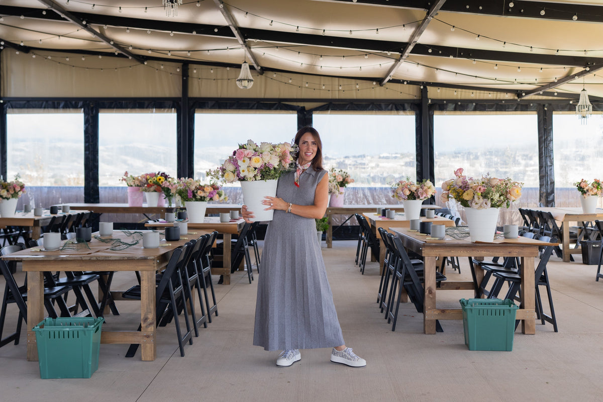 A FLOWER ARRANGING WORKSHOP AT VICTORY RANCH, AND WHY YOUR GROUP NEEDS ONE TOO
