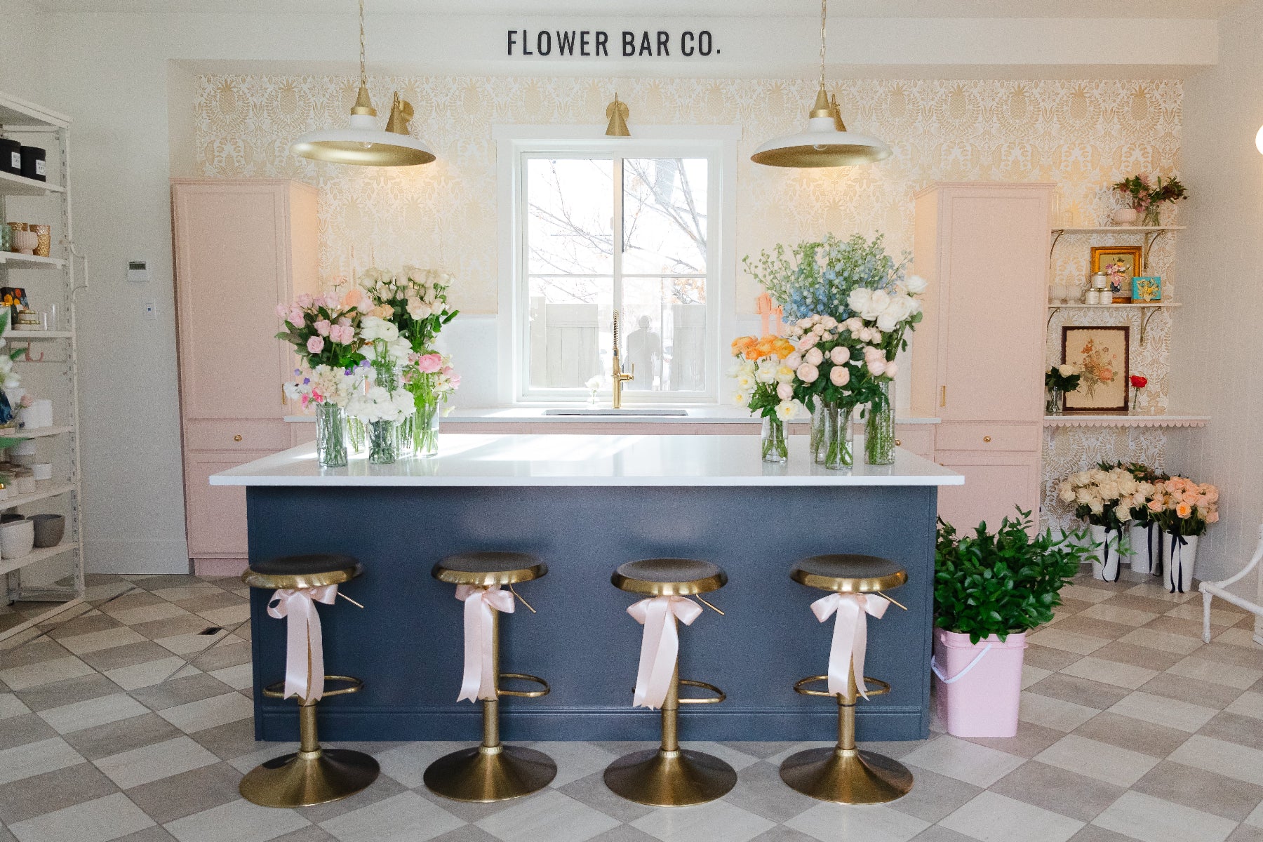 Elegant Flower Bar Co. bouquet with premium seasonal flowers