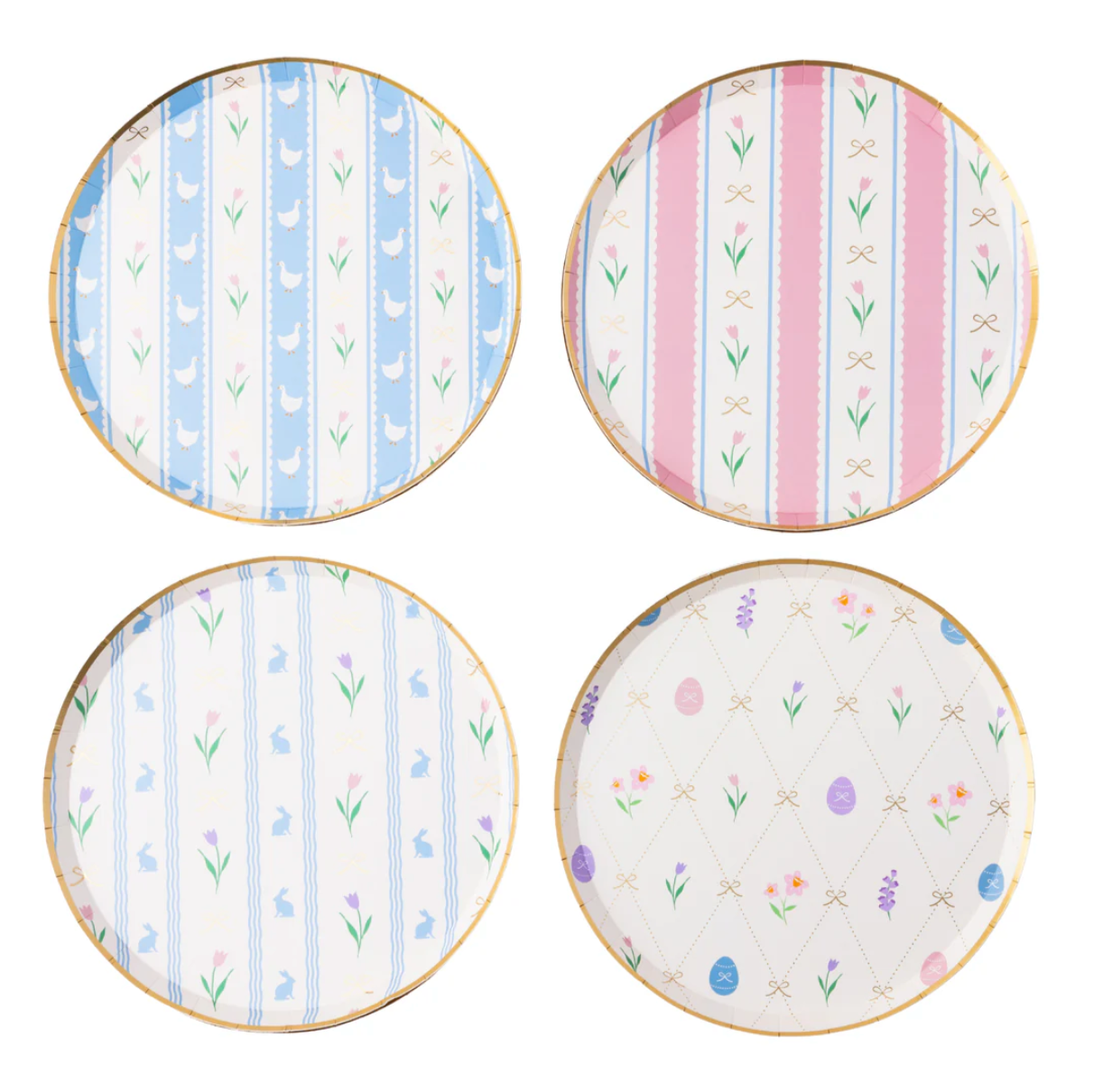 EASTER PASTEL FLORAL SMALL PLATES (MULTIPACK) Regular price