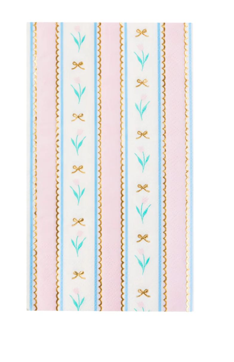 SPRING TULIP GUEST TOWELS