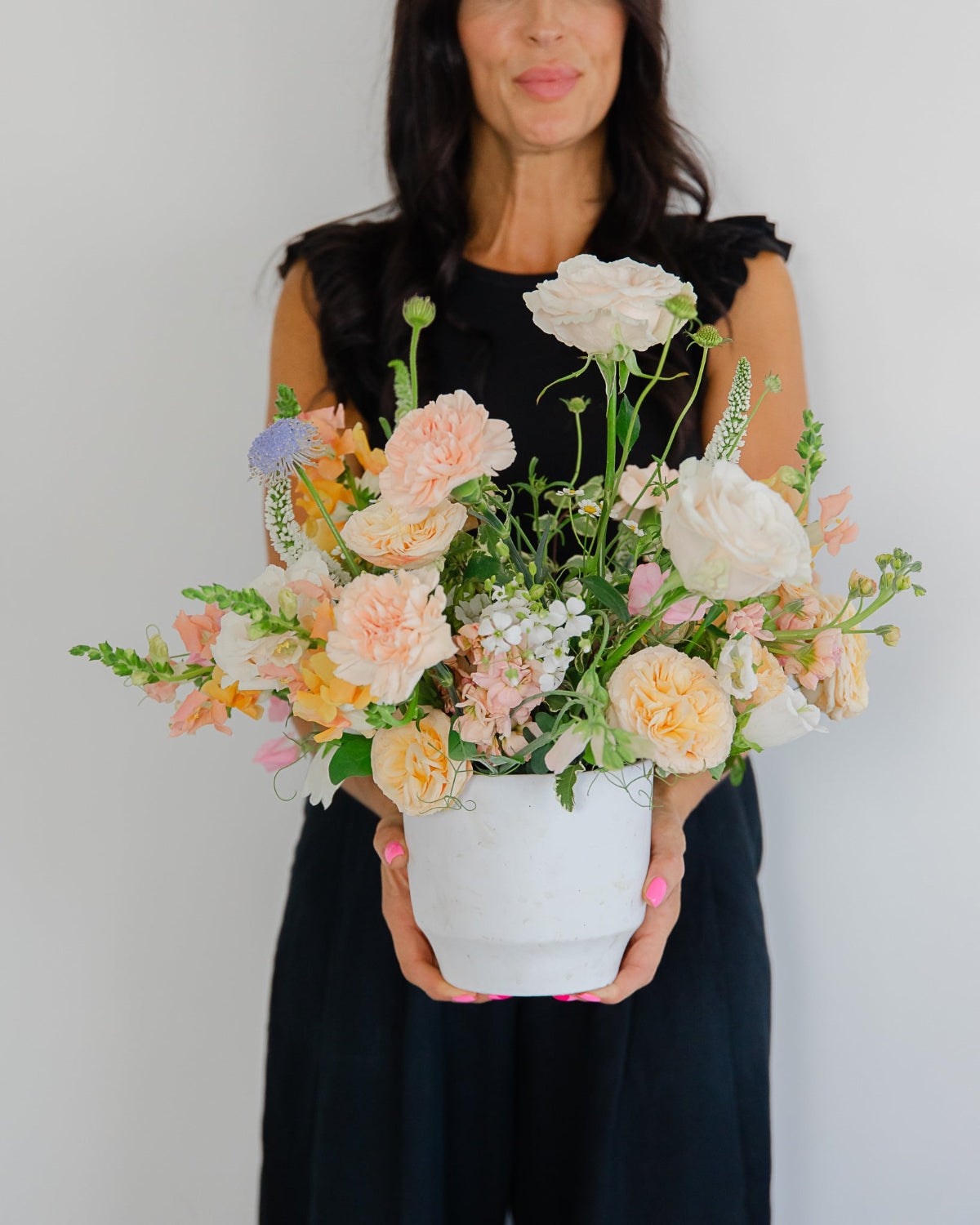 premium large flower arrangement in vase, flower delivery, slc flower shop, midway shopping