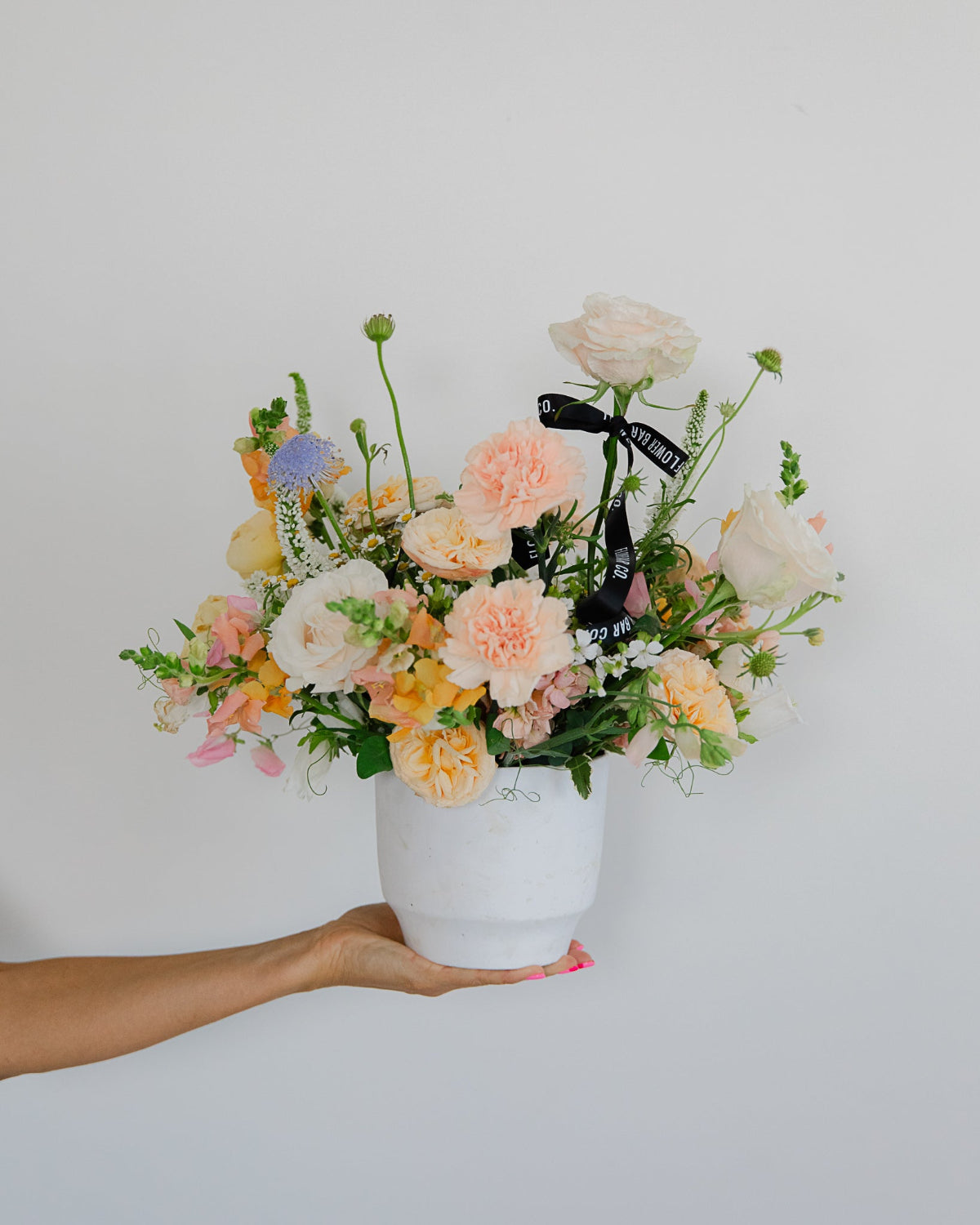 premium large flower arrangement in vase,
