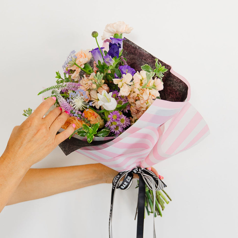 Petite hand tie bouquet