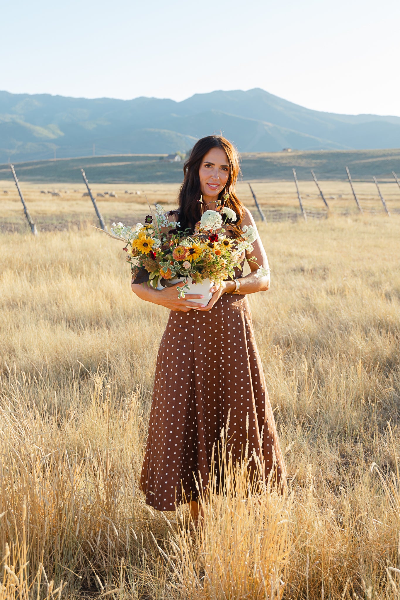 Shawn Bailey Florist Owner Flower Bar Co Midway Utah Wildflower Arrangement Garden Style Flowers 
