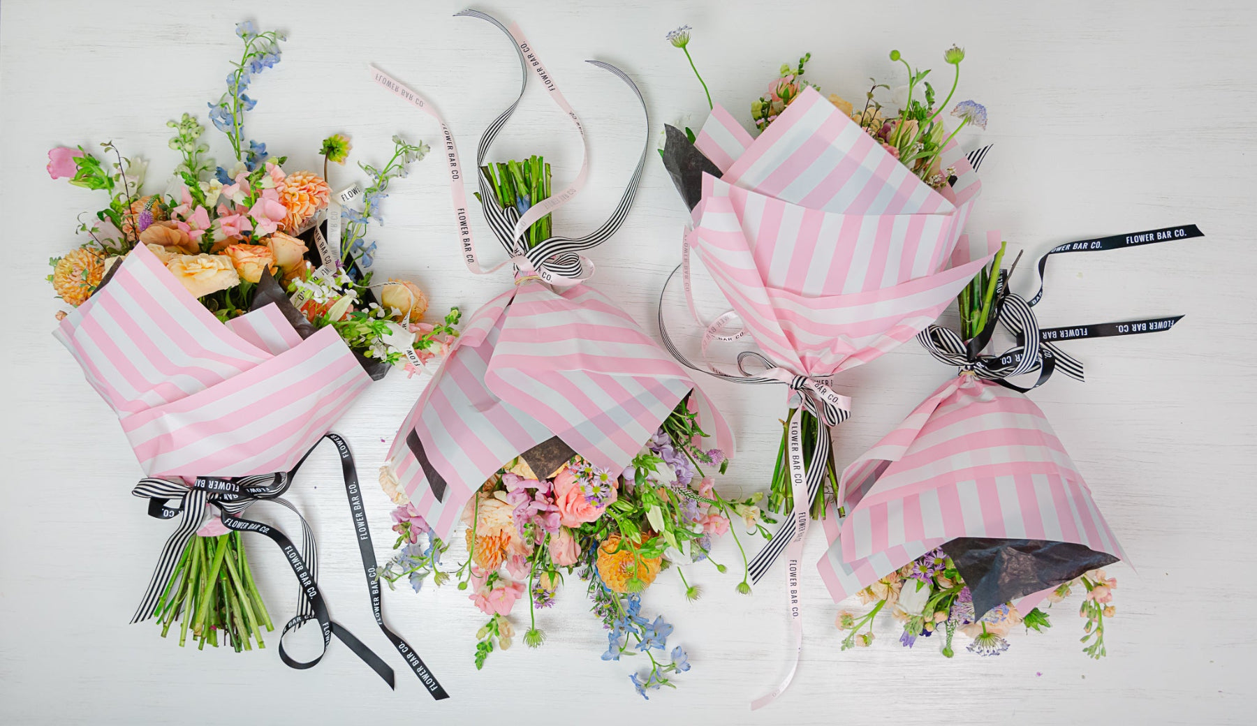 Bouquets of flowers