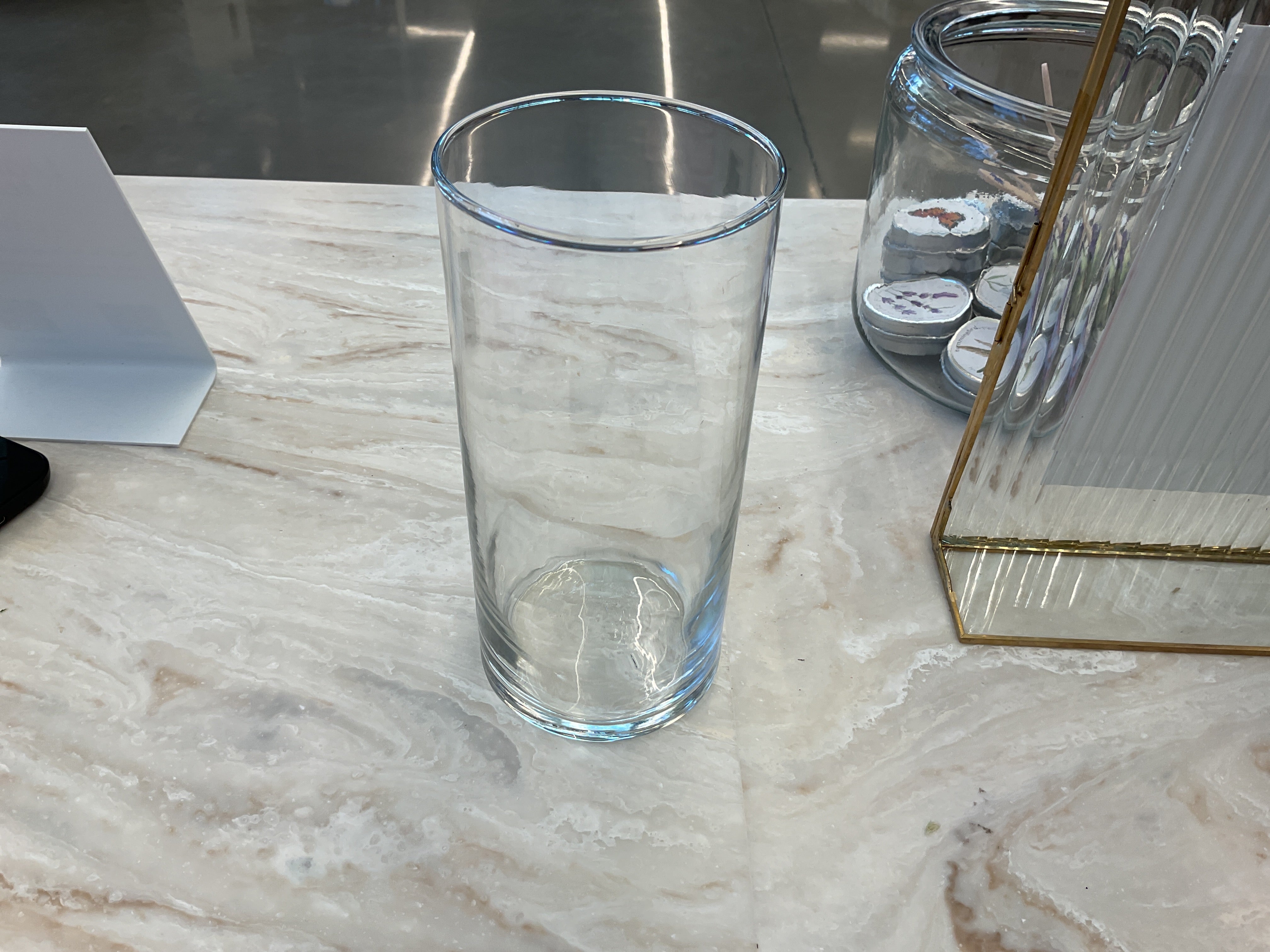 Clear Cylinder Vase
