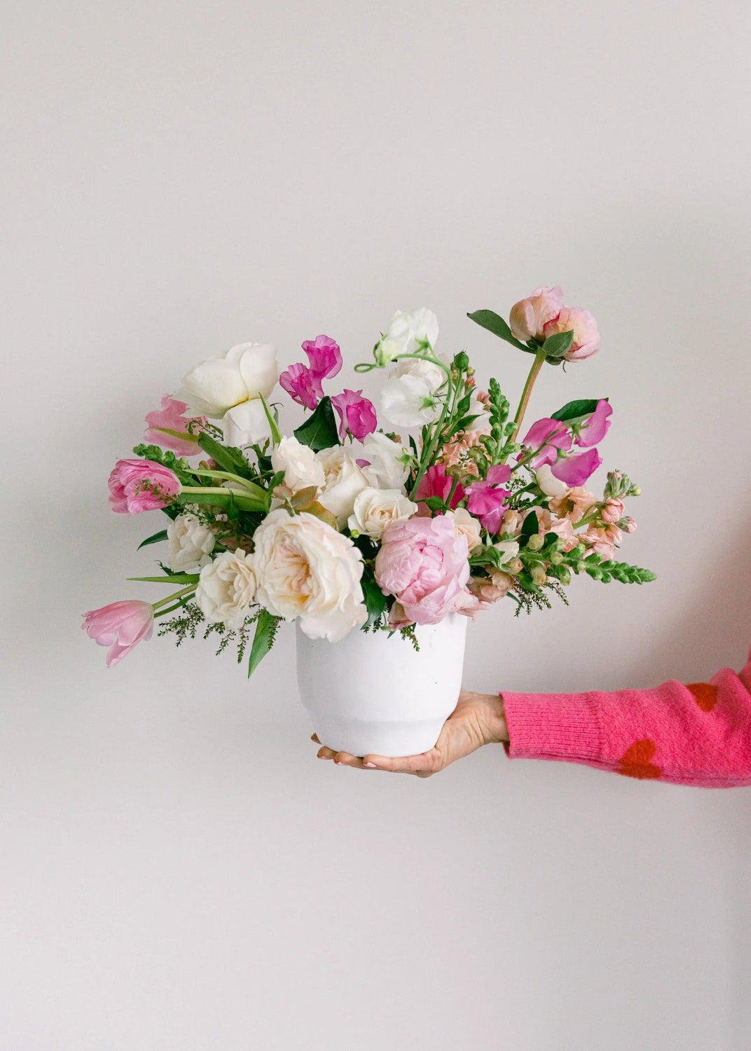 premium large flower arrangement in vase, flower delivery, slc flower shop, midway shopping